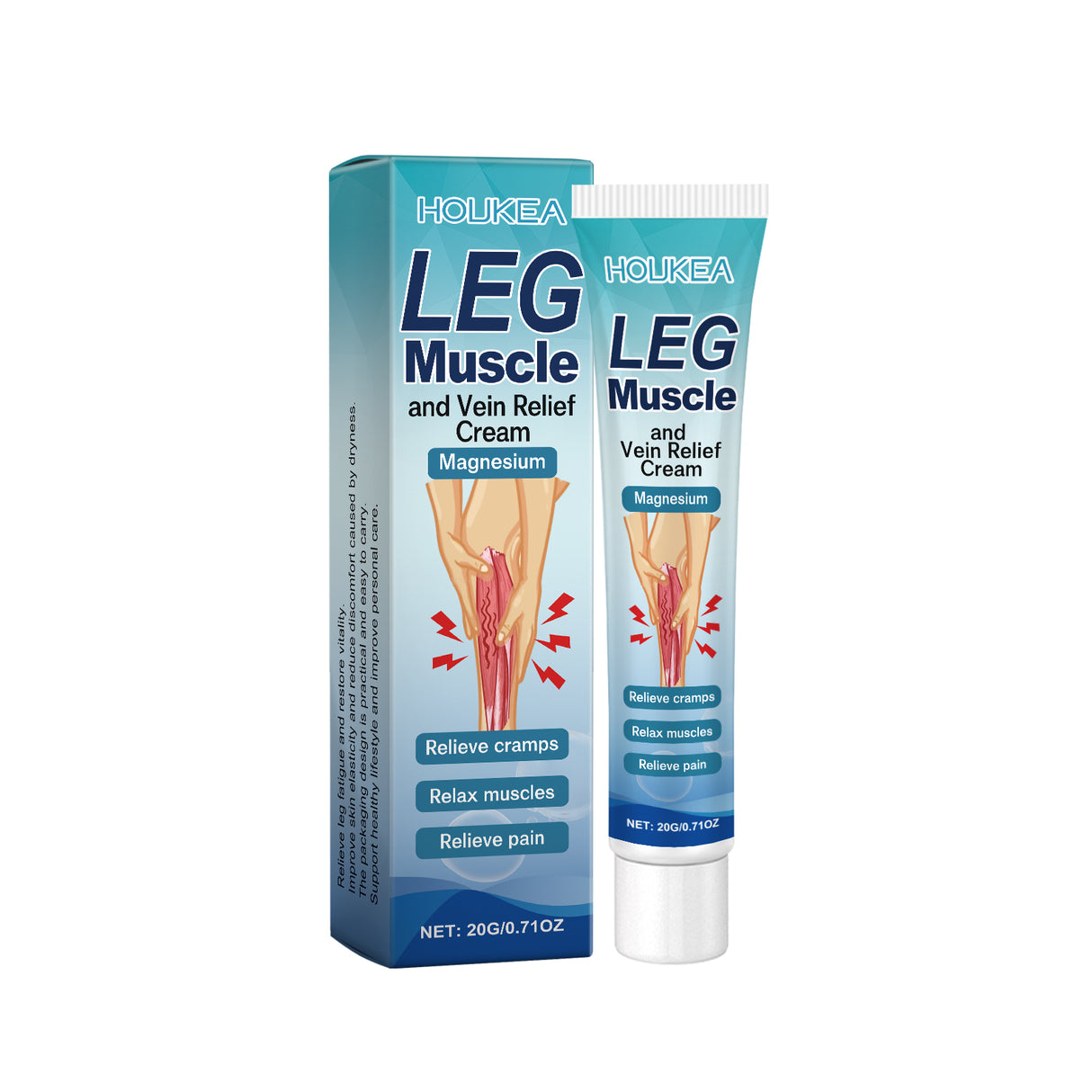 Leg Care Cream Mild Ingredients To Soothe Leg Discomfort Daily Moisturizing Massage Care Cream - V.I.P Digital Presence