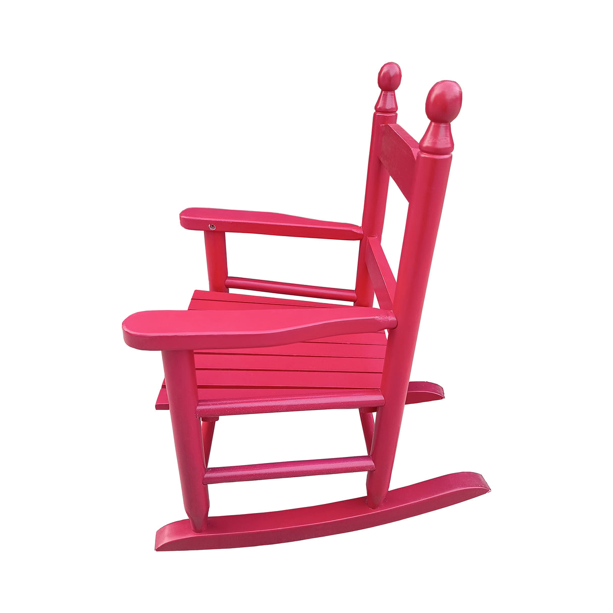 Children's rocking red chair Indoor or Outdoor -Suitable for kids-Durable Solid Wood