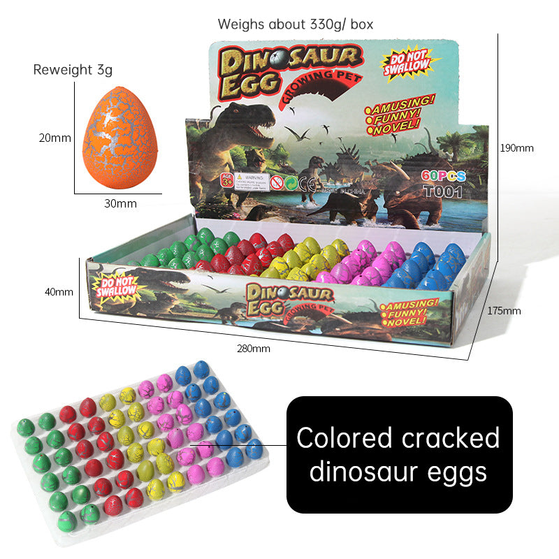 Dinosaur egg children soak in water to expand hatching small toys cracked shell simulation animal - V.I.P Digital Presence