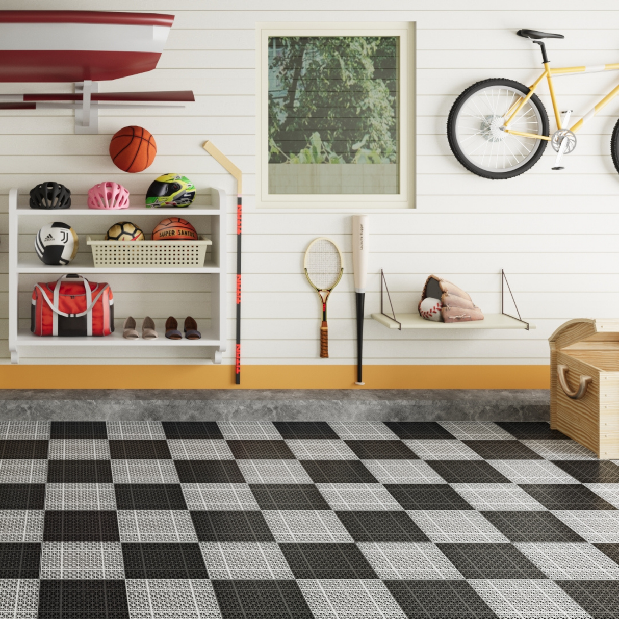 12 x 12 inch gray interlocking deck tiles, plastic waterproof, weighing up to 6613 pounds, with a rose pattern pack of 12 - V.I.P Digital Presence