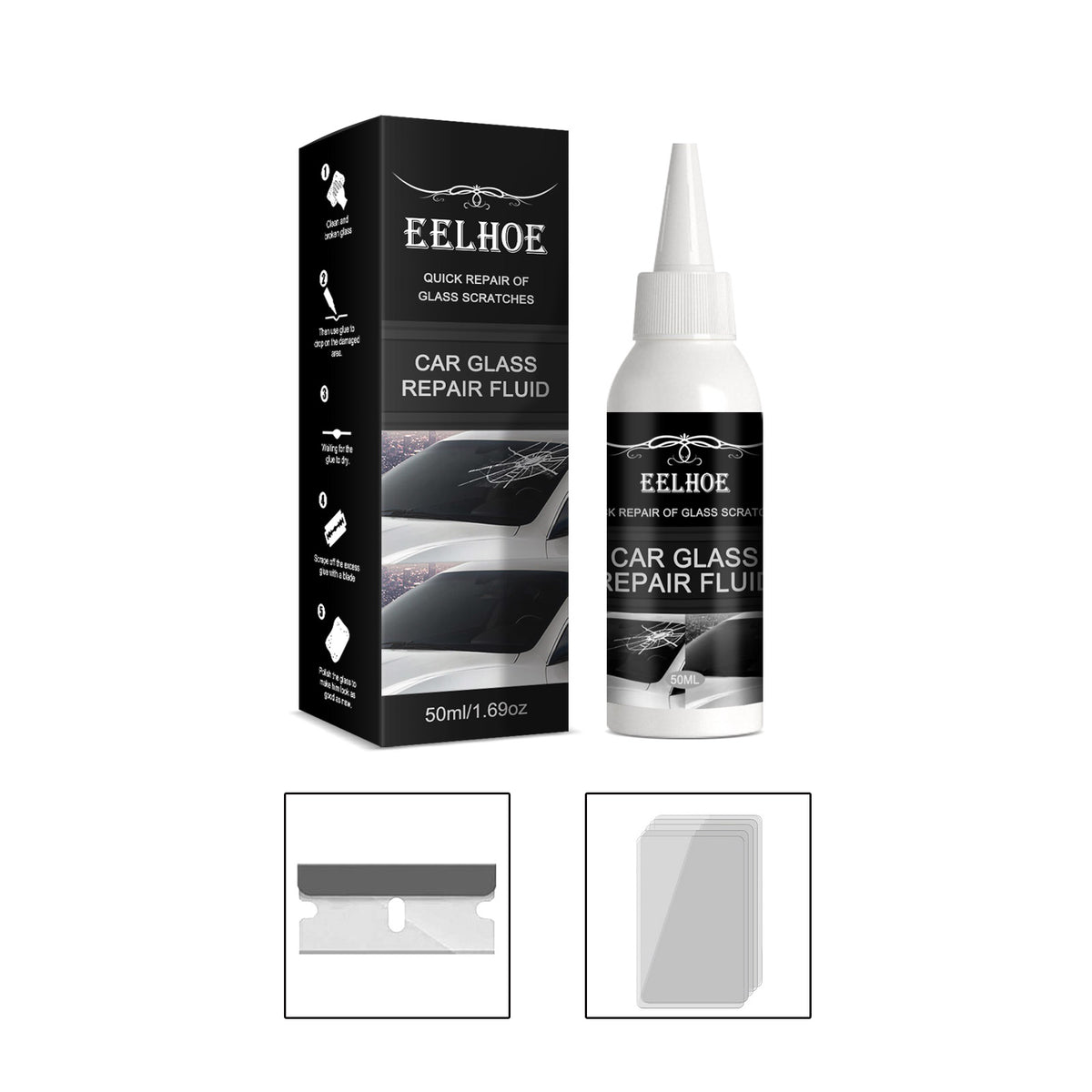 Automotive Glass Repair Adhesive, Windshield Crack Repair Adhesive Repair Adhesive Glass Repair Adhesive - V.I.P Digital Presence