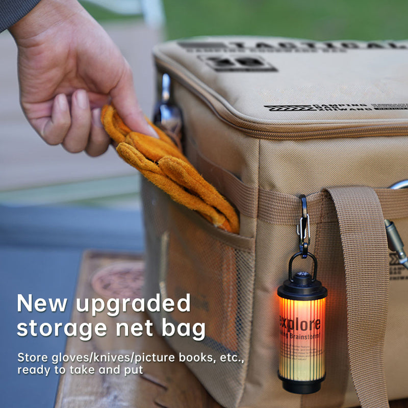 Outdoor storage bag, large - capacity foldable storage box, camping gear for picnic, portable, water - resistant - V.I.P Digital Presence