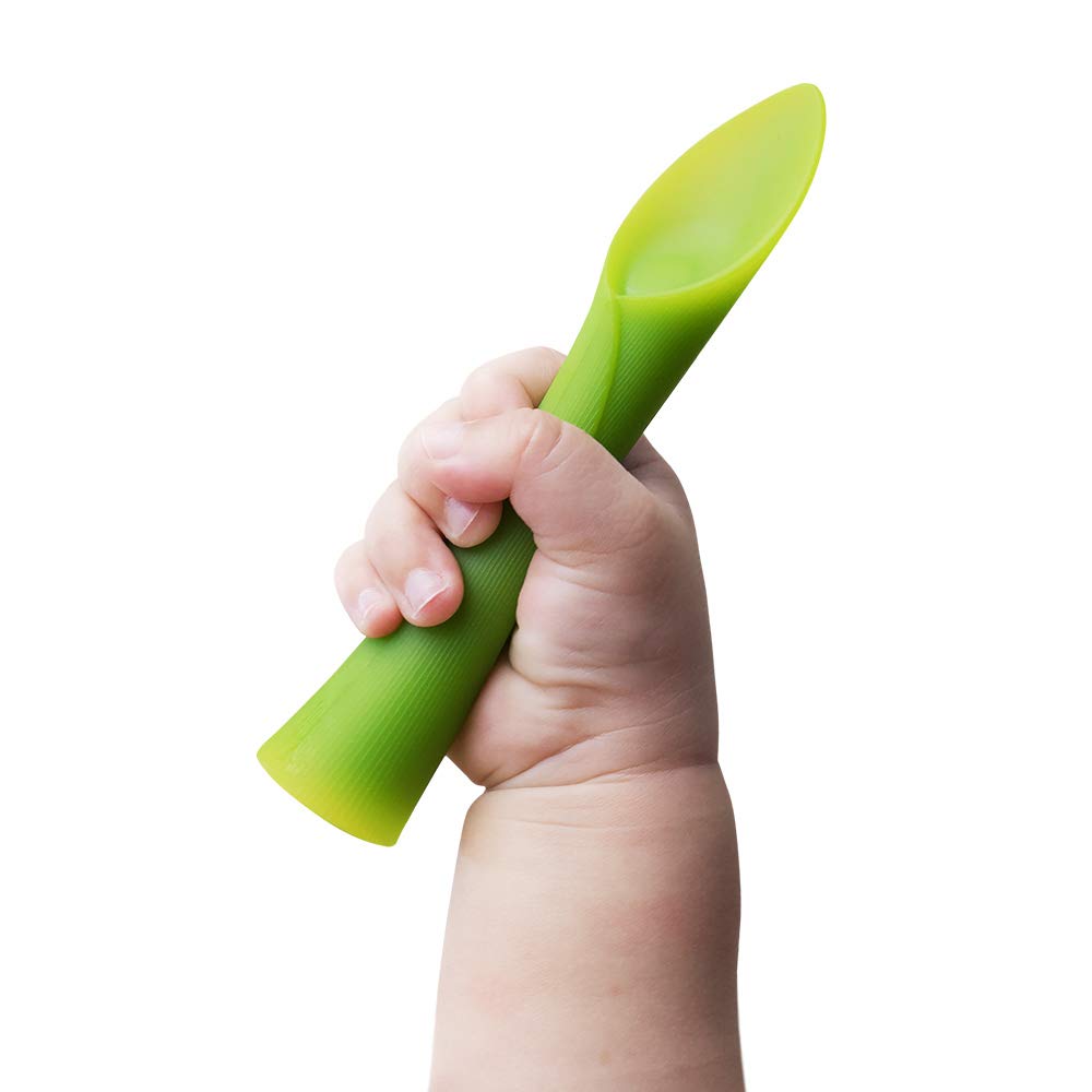 Olababy 100% Silicone Soft-Tip Training Spoon for Baby Led Weaning 2pack - V.I.P Digital Presence