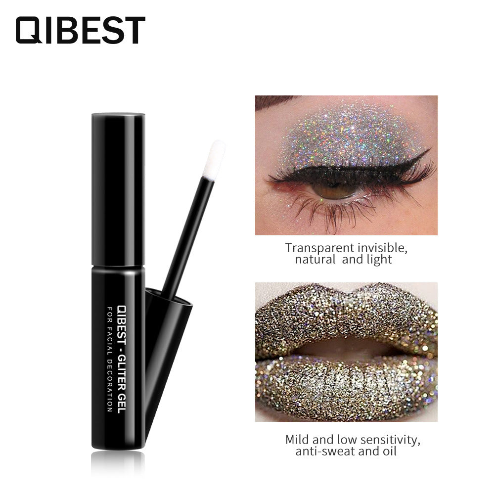 QIBEST Makeup Special Glue For High Flash Glitter Powder Eye Shadow Nail Glitter Glue Quick-Drying - V.I.P Digital Presence