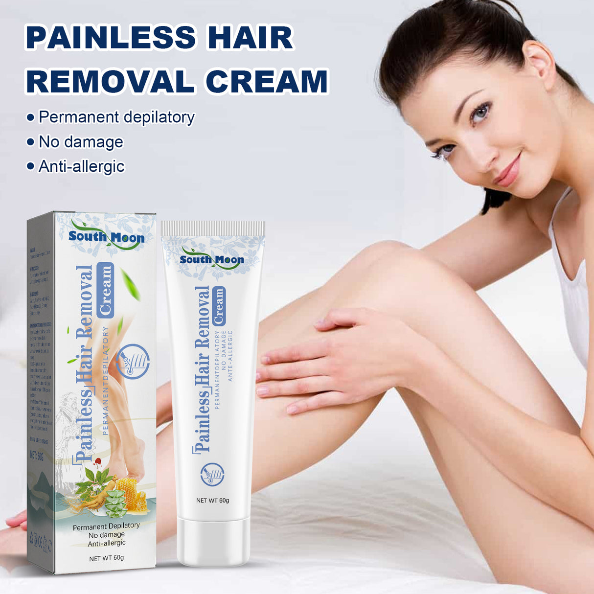 Painless Hair Removal Cream, Gentle Hair Removal Without Black Spots On The Whole Body Hair Removal Cream - V.I.P Digital Presence