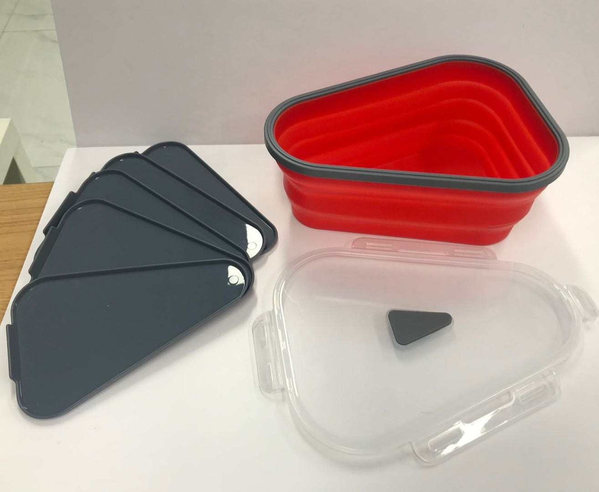 Silicone Pizza Box Foldable Pizza Sandwich Pizza Box Portable Pizza Preservation Box - V.I.P Digital Presence