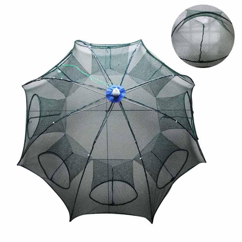 8 Hole Shrimp Catcher Trap Cages Mesh Cheap Aquarium Fishing Net