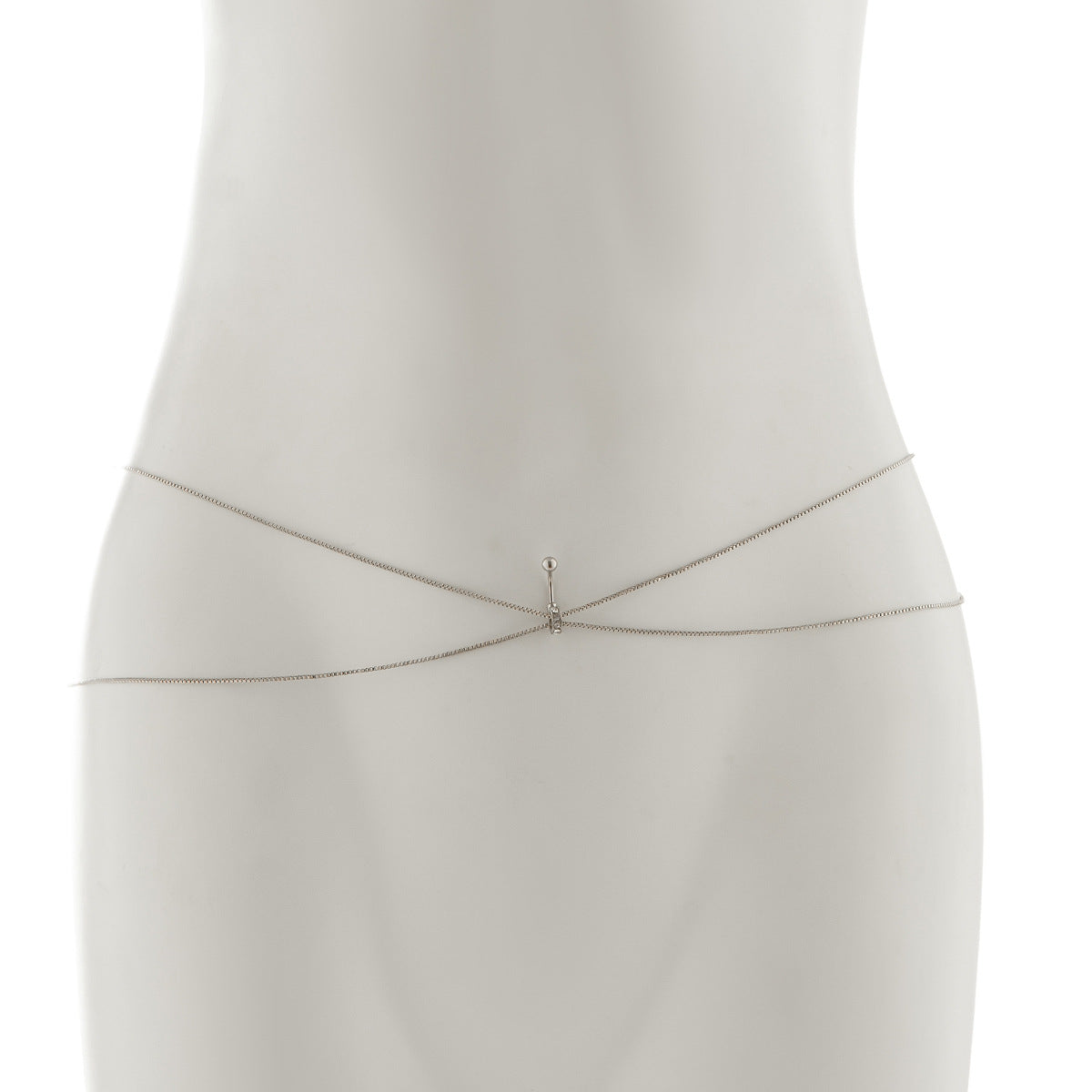Thin chain belly button waist decoration body chain double-layer metal wind versatile waist chain - V.I.P Digital Presence