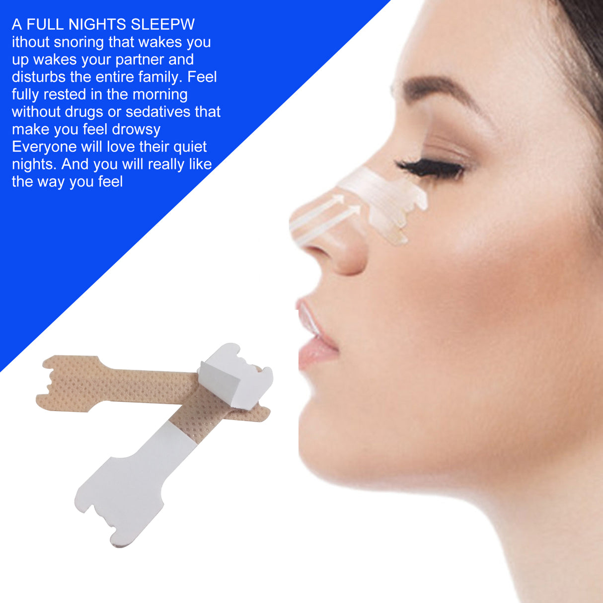 Relieves Nasal Obstruction Nasal Dilation Discomfort Relieves Sleep Disorders Snoring Nose Ventilation Patch - V.I.P Digital Presence