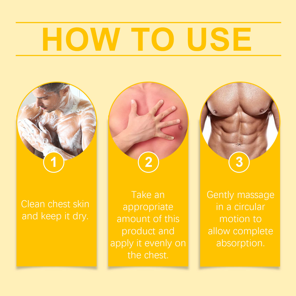 Breast Shaping Care Cream For Men Lifts Chest Contour And Tightens Skin Shaping Care Cream - V.I.P Digital Presence