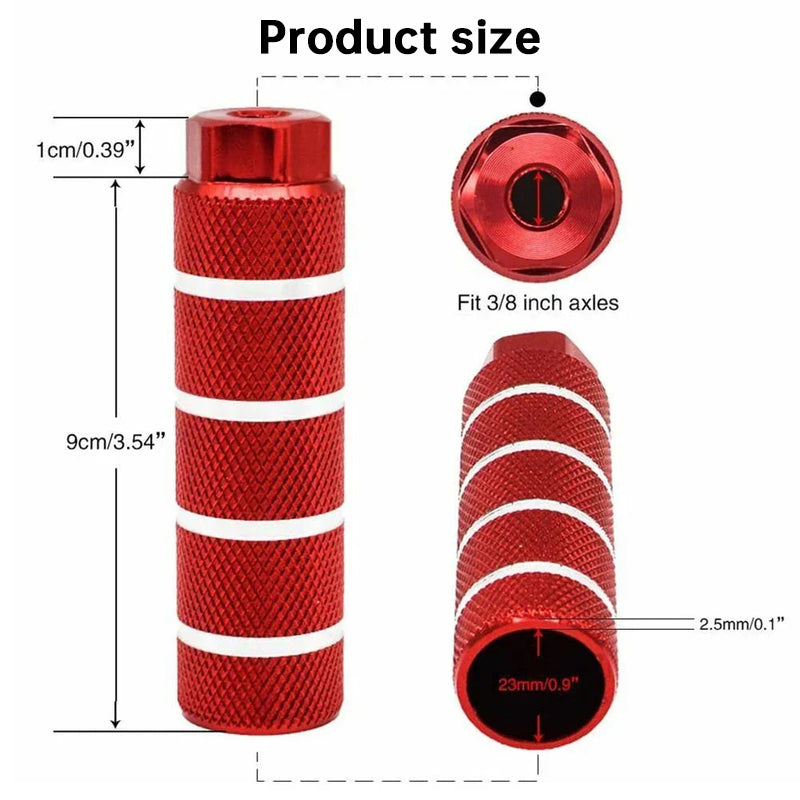 1 Pair Aluminum Alloy Anti - Skid BMX Bike Pegs - V.I.P Digital Presence