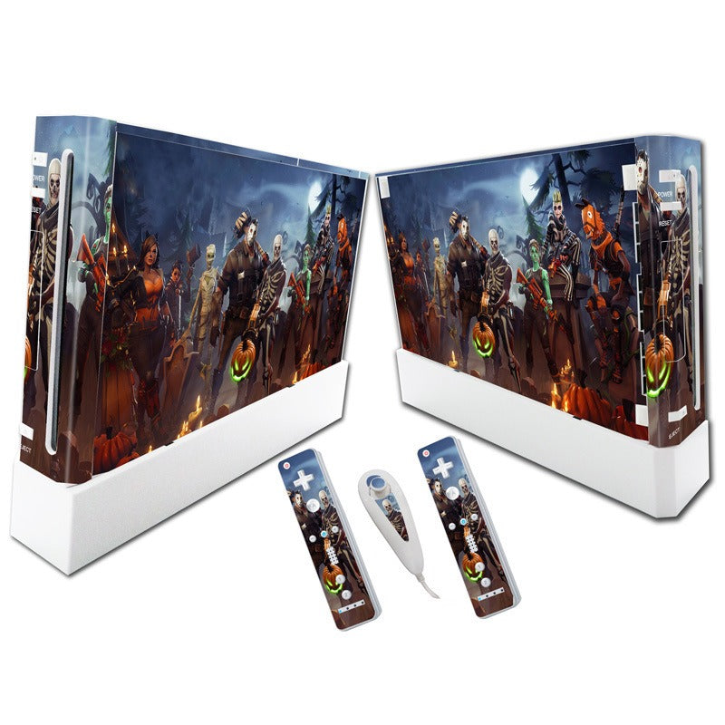 Suitable for WII stickers wii console cartoon protective film Spider-Man Fortress Night multiple styles without leaving glue - V.I.P Digital Presence