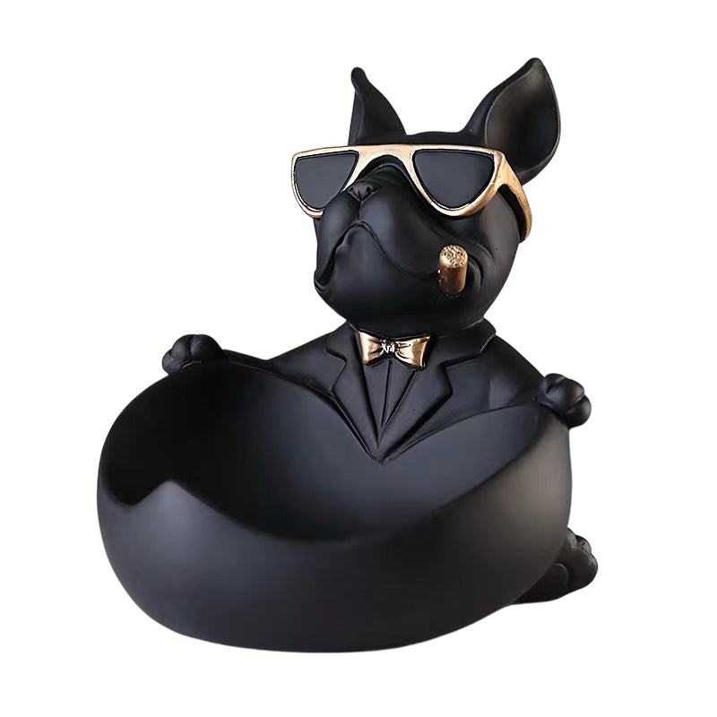 Cute French Bulldog Resin Figurine, Perfect for Table Decoration - V.I.P Digital Presence