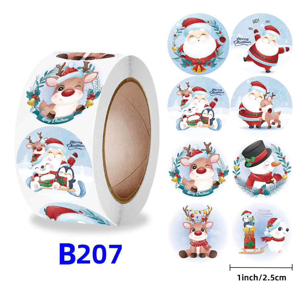 Christmas gift stickers decorative sealing sticker Merry Christmas Reward Self-adhesive labels Children's Day party - V.I.P Digital Presence