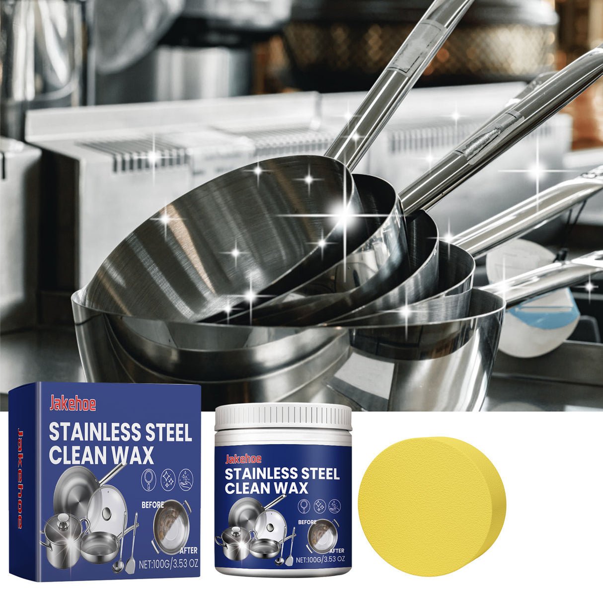 Stainless Steel Cleaning Cream, Kitchen Stove Stainless Steel Pot With Stubborn Stains And Black Dirt Clean Decontamination - V.I.P Digital Presence