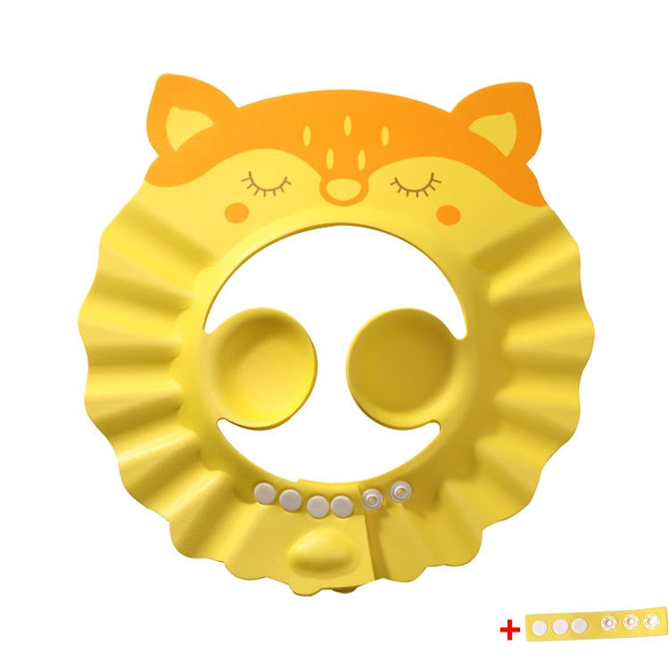 Baby Shower Cap Adjustable Hair Wash Hat for Newborn Infant Ear Protection Safe Children Kids Shampoo Shield Bath Head Cover