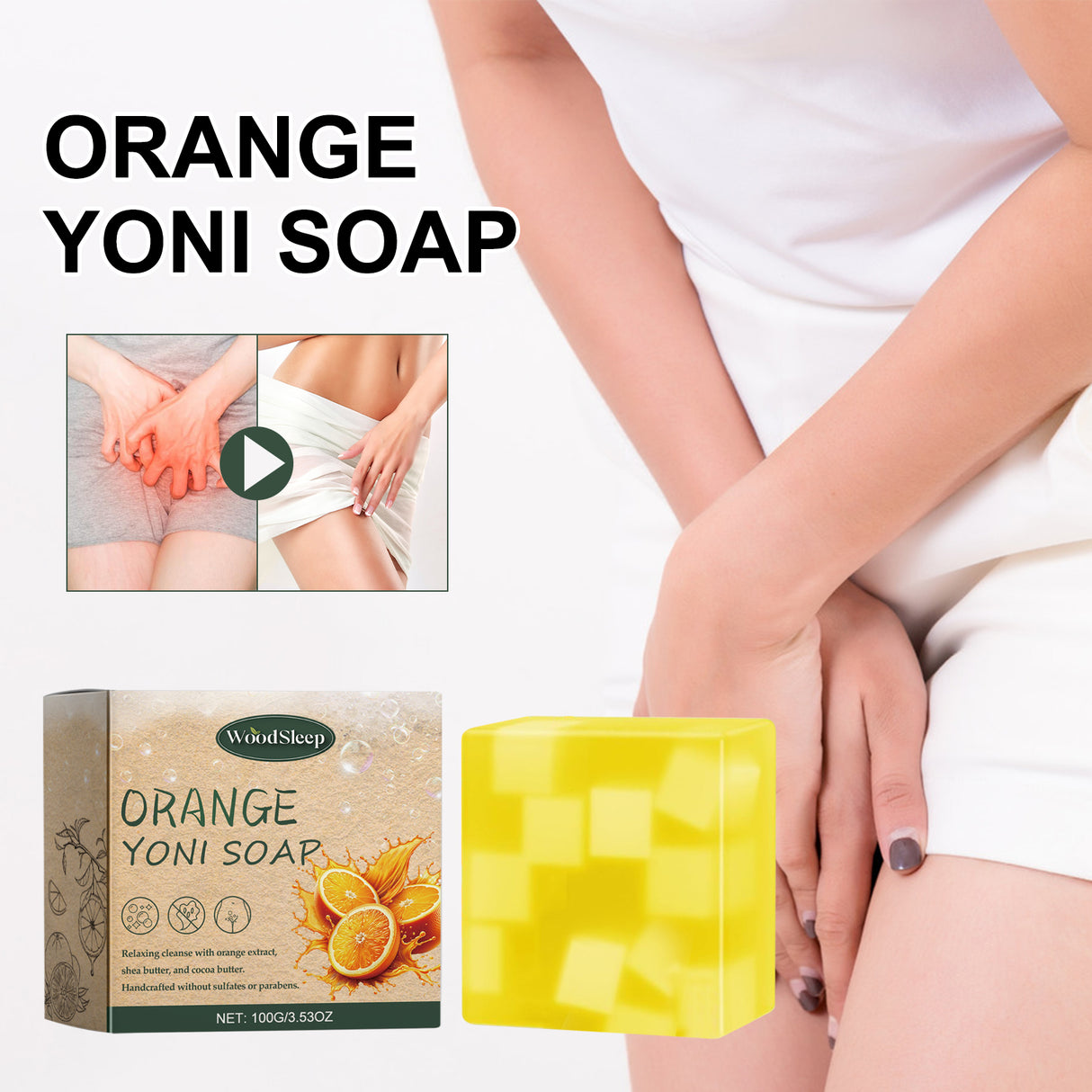 Soap, Women's Body Gentle Deep Cleansing Moisturizing Firming Skin Deodorizing Bath Soap