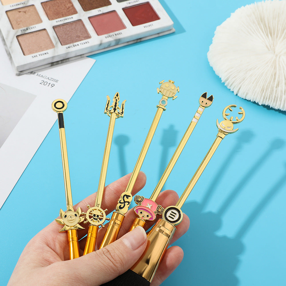 One Piece Anime Surrounding Luffy Chopper Skull Cool Loose Powder Brush Eye Shadow Brush Makeup Brush Tool Set - V.I.P Digital Presence