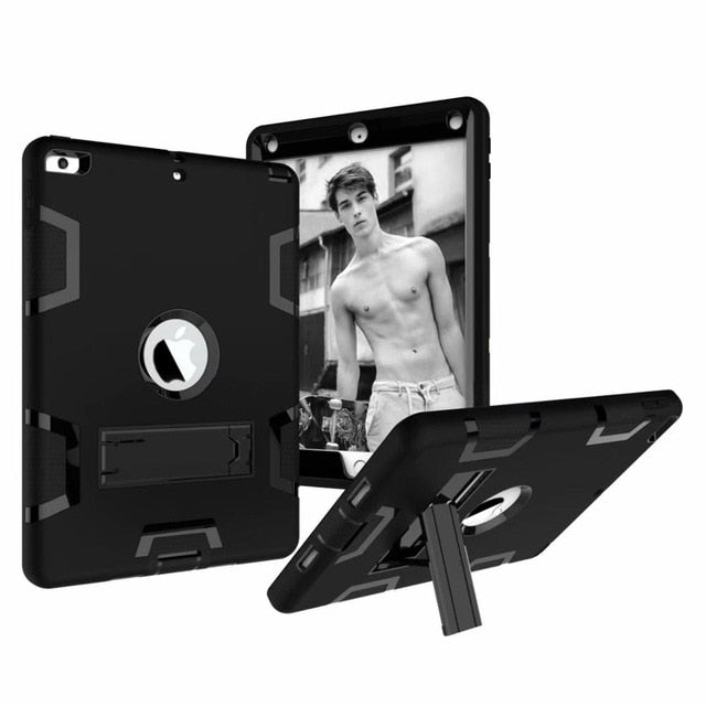 Armor Case For iPad2 iPad3 iPad4 Kids Safe Heavy Duty Silicone Hard Cover For Ipad 4 3 2 iPad 3 2 Tablet Case
