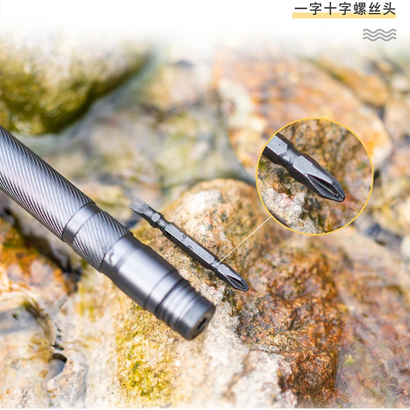 Folding telescopic outdoor hiking tactical self-defense stick Walking stick - V.I.P Digital Presence