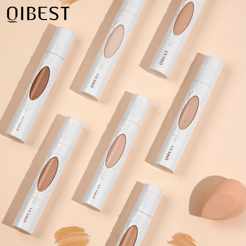 QIBEST Liquid Foundation Long Lasting Makeup Concealer Moisturizing Brightening Matte Natural Liquid Foundation Nude Makeup Repairing Liquid - V.I.P Digital Presence