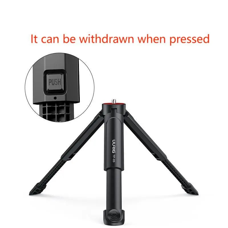 Introduction to Mobile Photography uurig TP-05 Mini Extended Tripod with Phone Clip Tripod - V.I.P Digital Presence