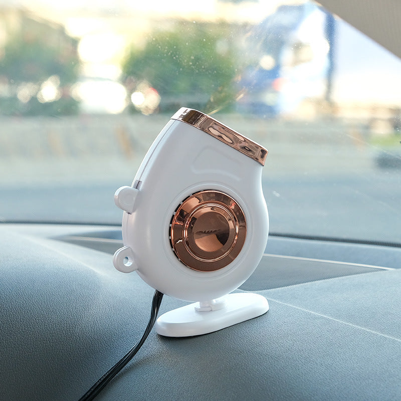 Small Sun Car Mounted Heater 12V/24V Car Heater Car Creative Fast Heating Mini Hot Fan - V.I.P Digital Presence