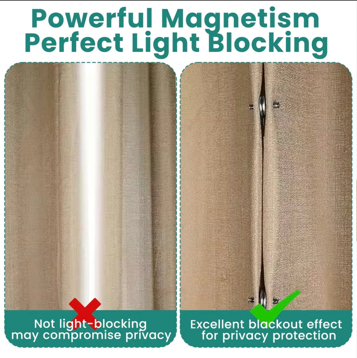 MagnaClip Curtain Fasteners