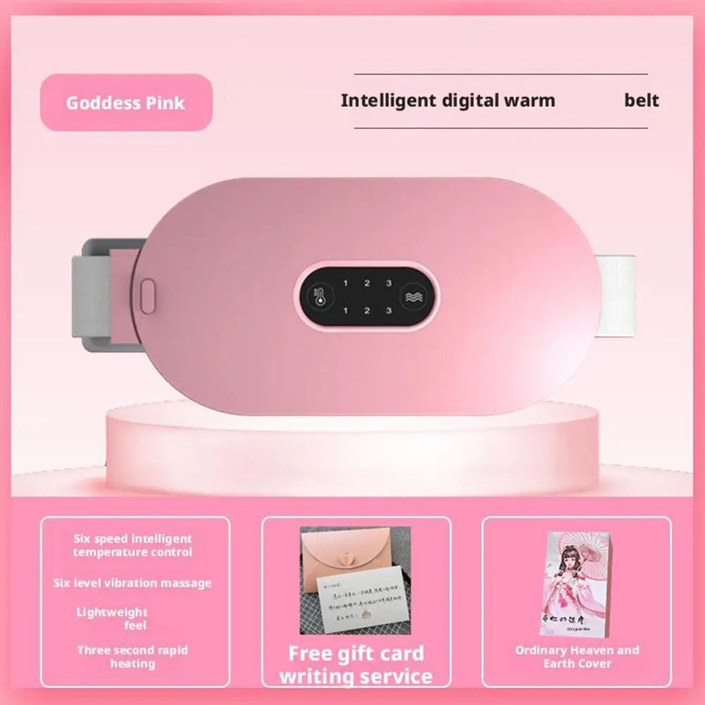 Uterus Warming Belt Warm Temperature Adjustable Treasure Heating Waist Protection Hot Compression Vibration Belt - V.I.P Digital Presence
