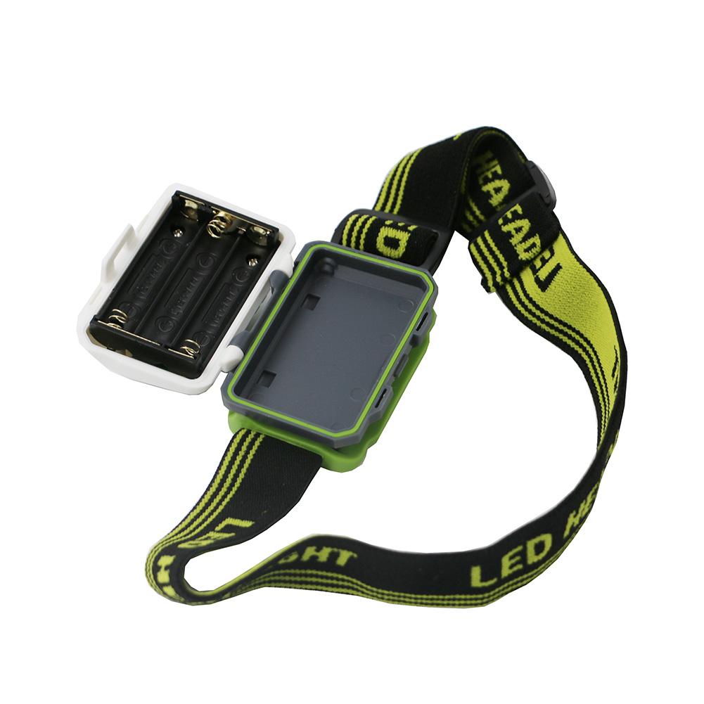 4 Modes Headlamp Waterproof LED Headlight Flashlight White + Red Torch Use 3 x AAA