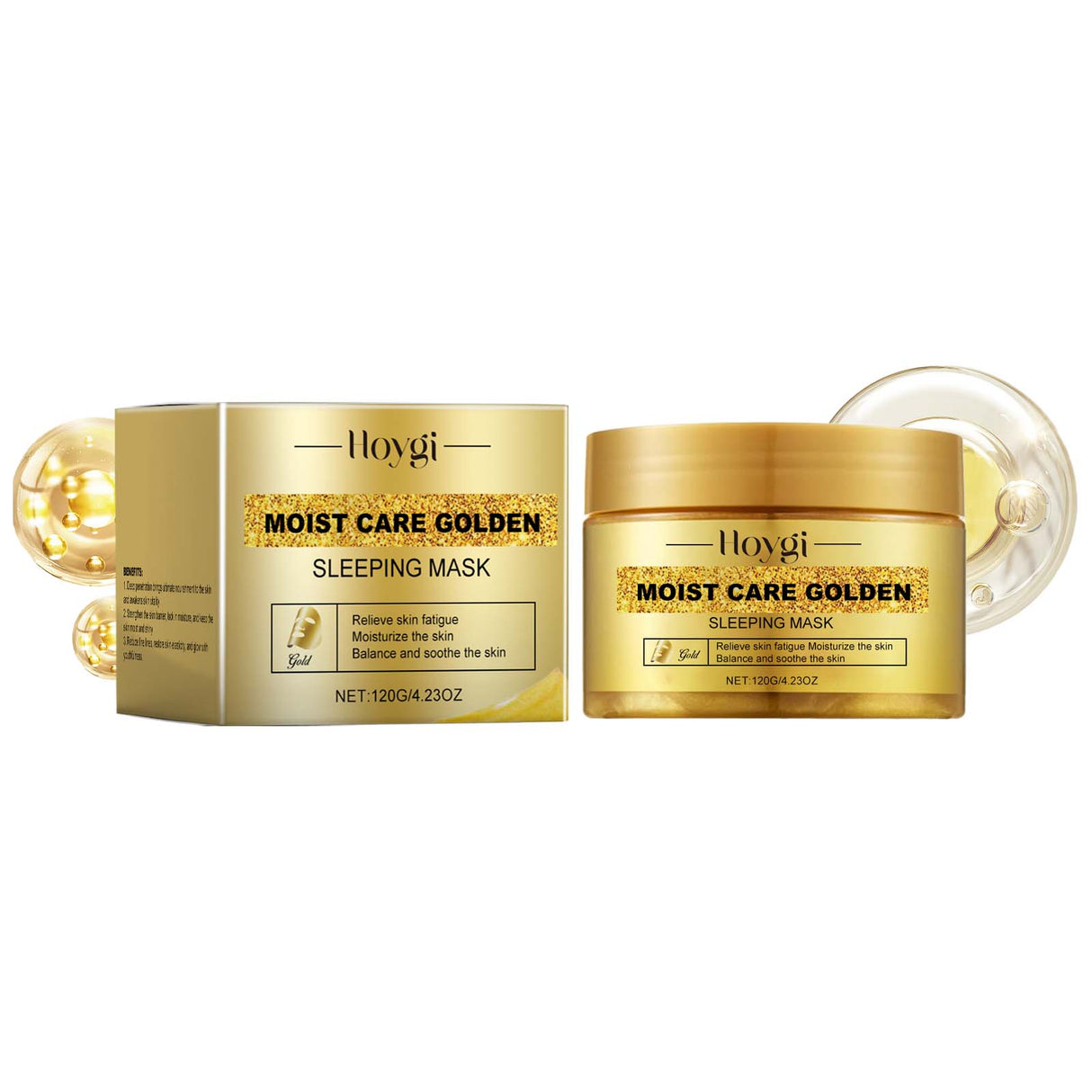 Gold Sleeping Mask, Moisturizing, Moisturizing, Moisturizing, Smoothing And Firming Skin Hydrating Mask - V.I.P Digital Presence