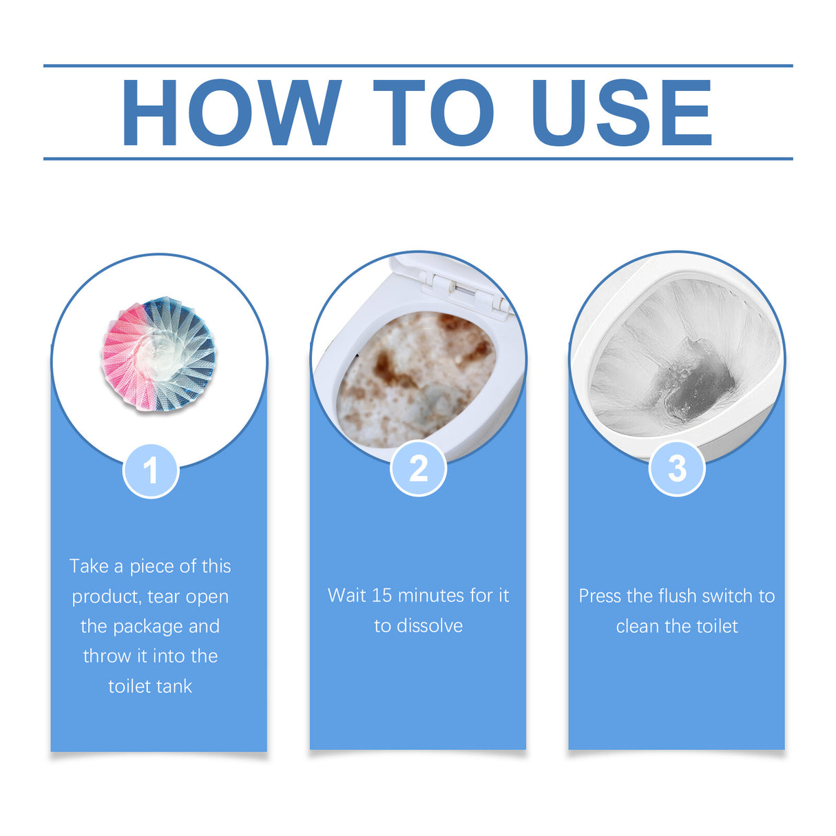 Toilet Fresh Cleaning Block, Toilet Toilet Clean Fragrance Deodorization Automatic Release Easy To Use - V.I.P Digital Presence