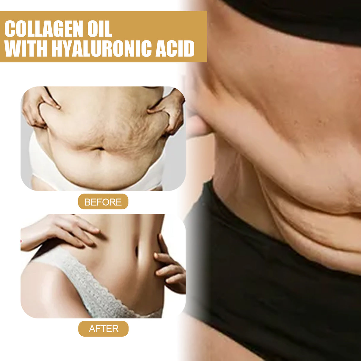 Firming Collagen Oil, Shows The Curves Of The Body, Firming Shaping And Slimming Body Essential Oil - V.I.P Digital Presence