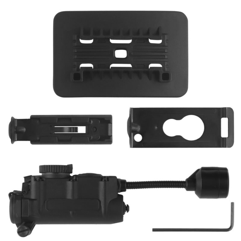 Sidewinder Helmet Lamp with IR and Flashlight Color Light, Strobe Light Head IFF Auxiliary Light for Airsoft Hunting Fishing - V.I.P Digital Presence