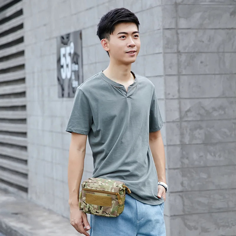 Molle Tactical Admin Pouch EDC Waist Pack Utility Military Magazine Dump Drop Pouches Outdoor Hunting Accessories Organizer Bag - V.I.P Digital Presence