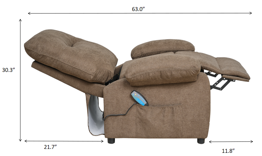 Recliner Chair with Message and Heater, Recliner Chair for Adult, Manual Control Message Chair - V.I.P Digital Presence