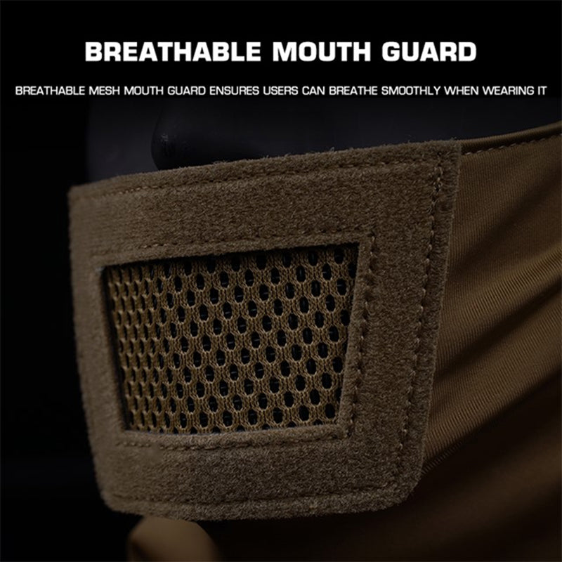 Men's Airsoft Mask, also a balaclava, for paintball, hunting, cycling. Knight style, full face protection. - V.I.P Digital Presence