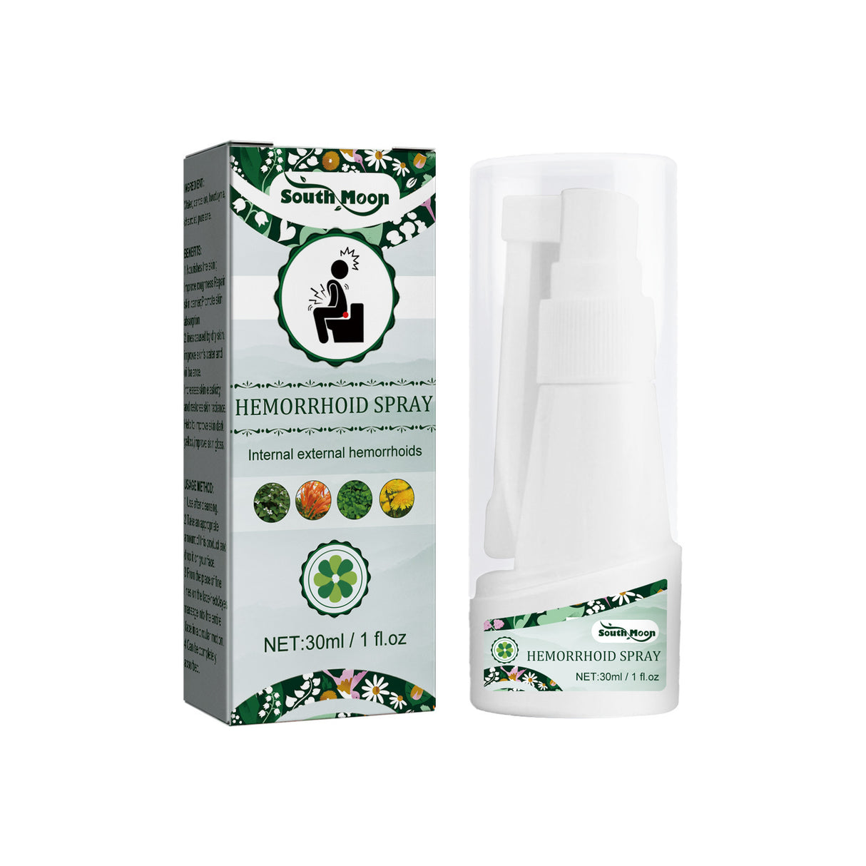 Hemorrhoids Spray, Relieve Swelling And Hemorrhoid Pain External Treatment For Broken Sore Anal Soothing Spray - V.I.P Digital Presence