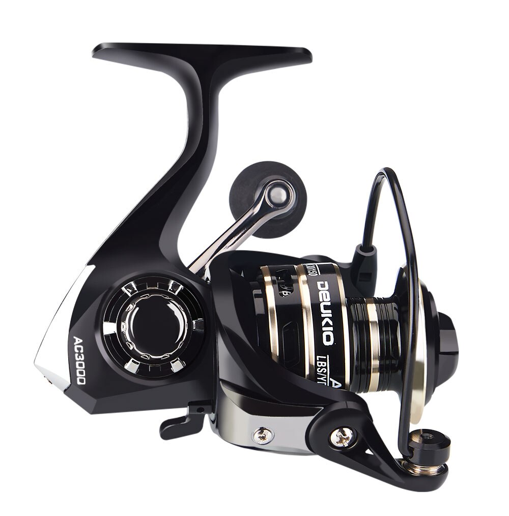New 13+1BB Fishing Spinning Reel 2000-6000 No Gap Metal Spool Gear Ratio 5.2:1 Reel Carp Fishing Gear Pesca