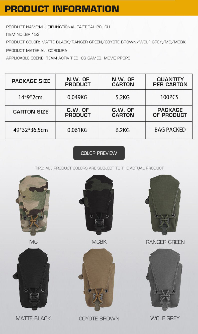 Multifunctional Camouflage Tactical Bag - V.I.P Digital Presence