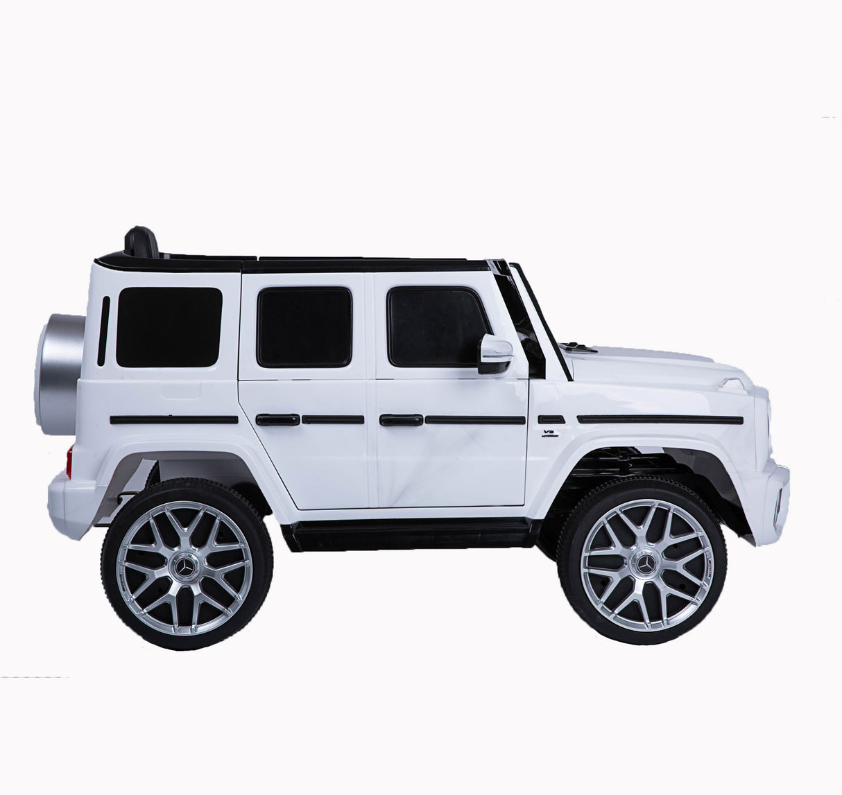 Mercedes Benz G63 Children's Electric Vehicle with Remote Control 12V Music, Horn, Spring Suspension, Safety Lock and License - V.I.P Digital Presence
