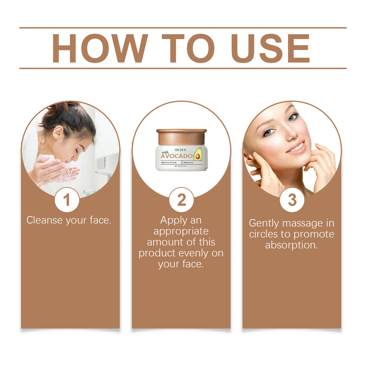 Avocado Cream For Wrinkles Gentle Moisturizing Facial Skin Moisturizing Daily Cream - V.I.P Digital Presence