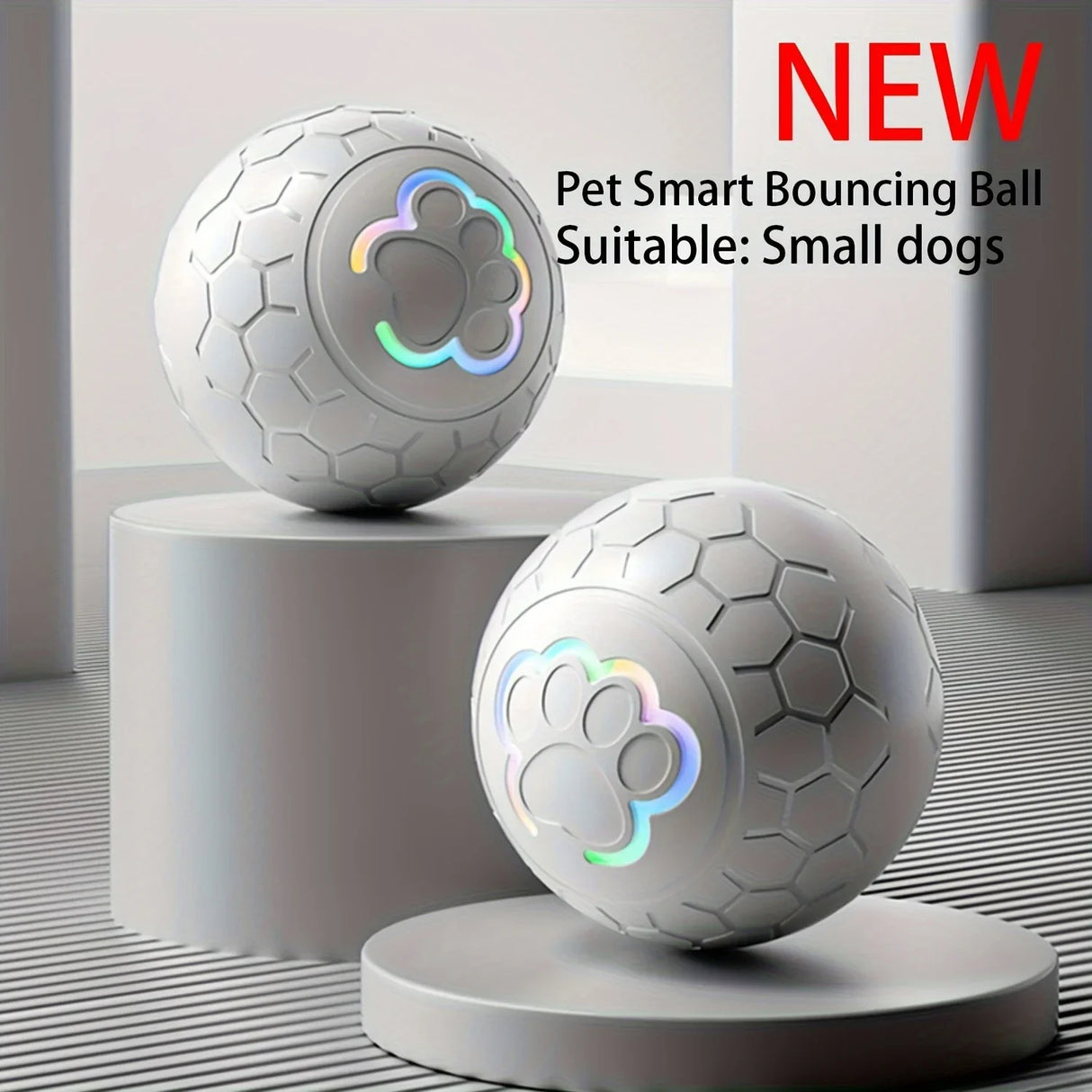 Interactive Pet Toy Ball - Rechargeable, Bite Resistant, Automatic Smart Bouncing Balls - V.I.P Digital Presence