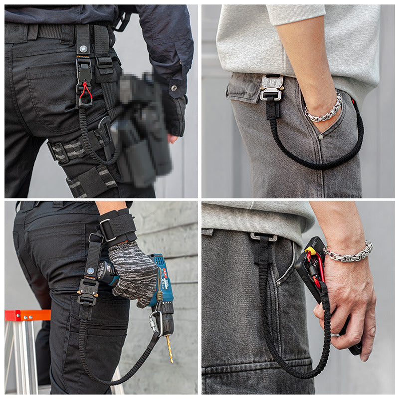 Func. tool rope, equip. tools, phone anti-loss hooks, bag & pant dec. ropes - V.I.P Digital Presence