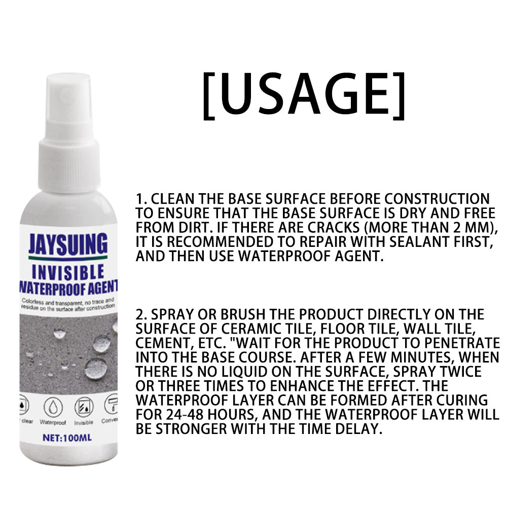 Invisible Water Repellent Toilet Permeable Nano Transparent Spray Adhesive Tile Waterproof Adhesive Leak Repair - V.I.P Digital Presence