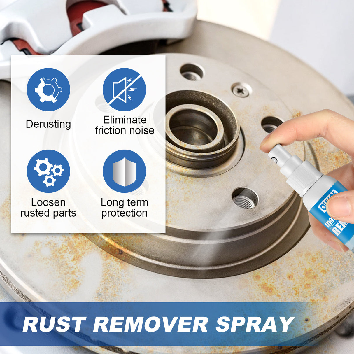 Auto Iron Powder Rust Remover Spray Rust Remover Auto Products Stain Remover Rust Remover Cleaning Products - V.I.P Digital Presence