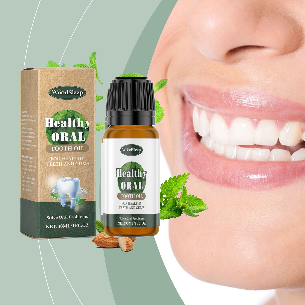 Mint Tooth Cleaner Teeth Cleaning Fresh Breath Odor Gum Care Drops - V.I.P Digital Presence
