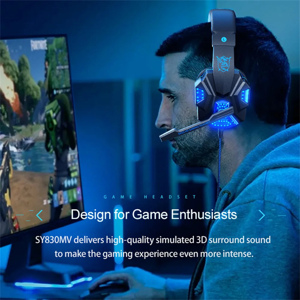 Earphones for wired laptops, dedicated earphones for gaming and esports, comfortable to wear, and head mounted gaming headphones - V.I.P Digital Presence