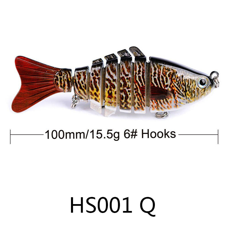 10cm Luya Bait Multi-Section Fish Plastic Hard Bait 15.5g Seven Sections Luya Bionic Bait Section Long Distance Cast Fake Bait Bait - V.I.P Digital Presence