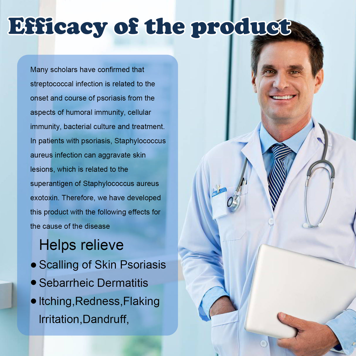 Psoriasis Relief Spray, Relieve Skin, Hands And Feet Redness Peeling Itch Repair External Care - V.I.P Digital Presence